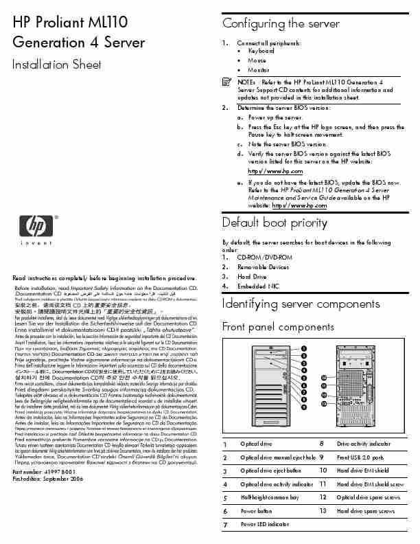HP PROLIANT ML110 GENERATION 4-page_pdf